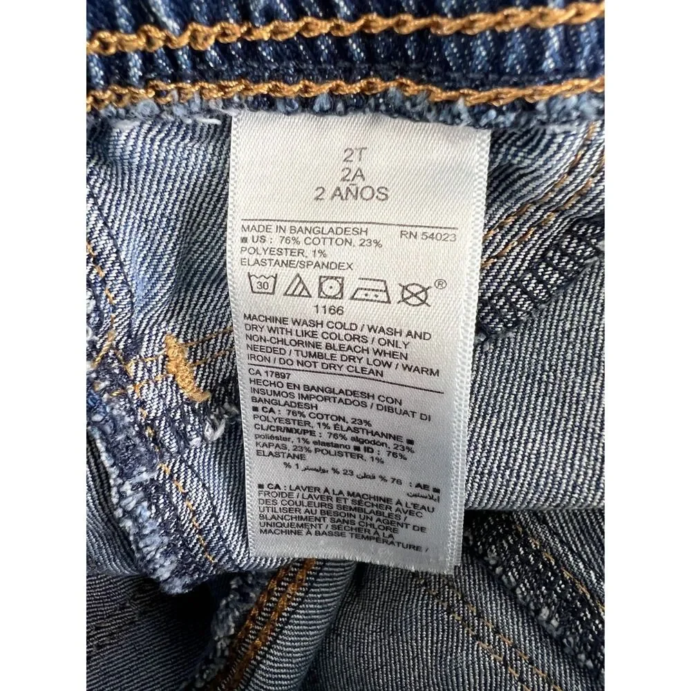 Old Navy Toddler Girls Denim Jeggings Blue Jeans Medium Wash Size 2T